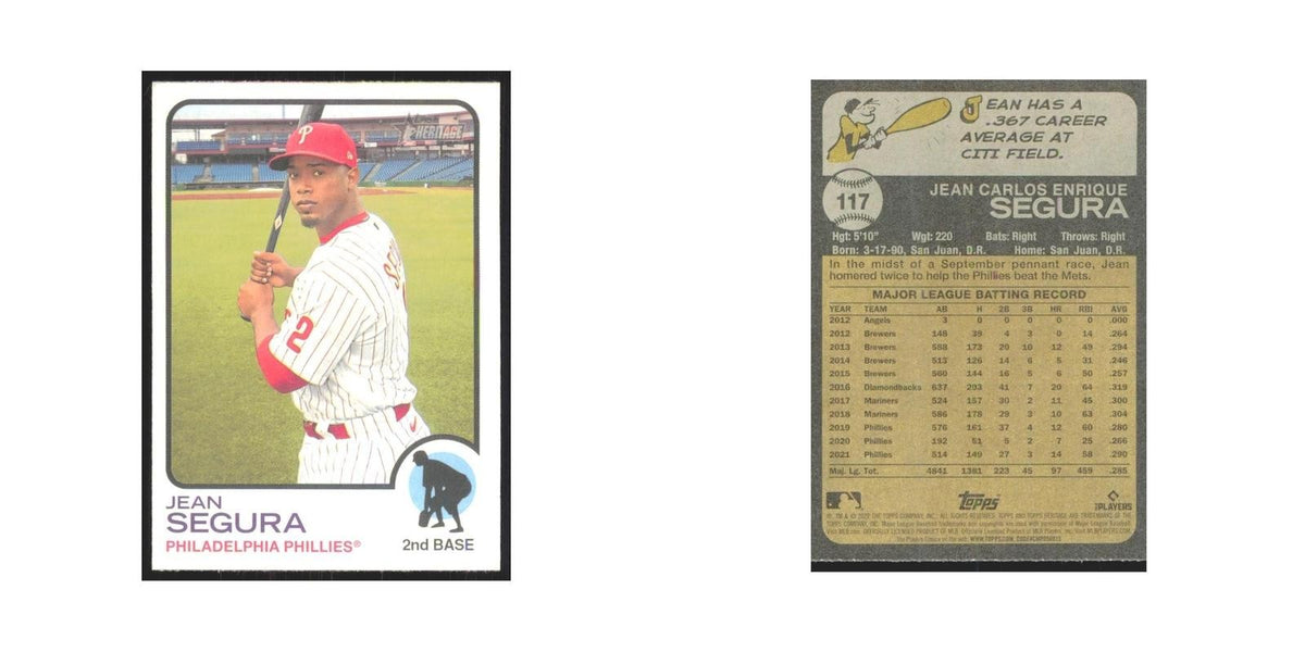 2022 Topps Heritage Jean Segura Phillies #117