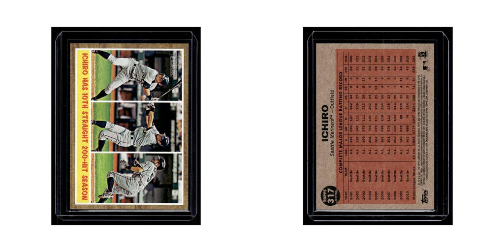 Ichiro Suzuki 2011 Topps Heritage #317 Seattle Mariners Baseball Card NM
