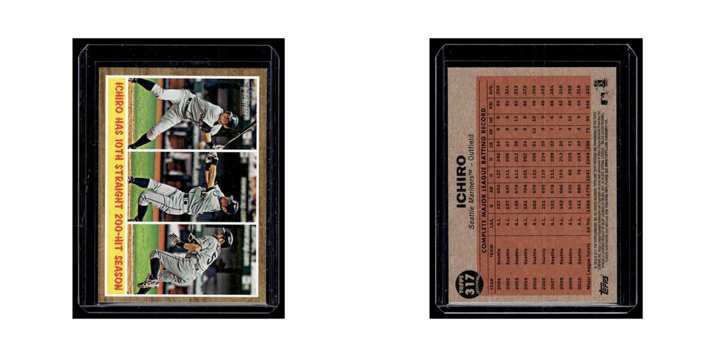 Ichiro Suzuki 2011 Topps Heritage #317 Seattle Mariners Baseball Card NM