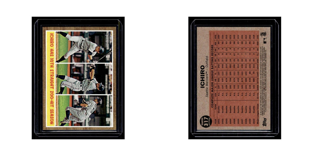Ichiro Suzuki 2011 Topps Heritage #317 Seattle Mariners Baseball Card NM