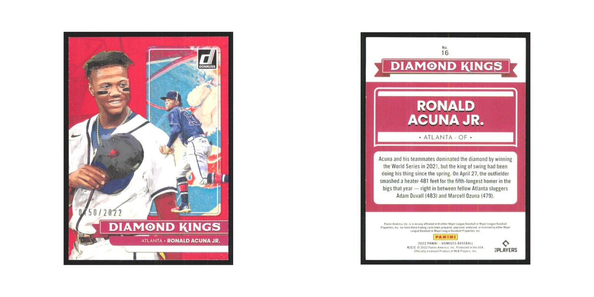 2022 Donruss Ronald Acuna Jr. 0750/2022 Braves #16