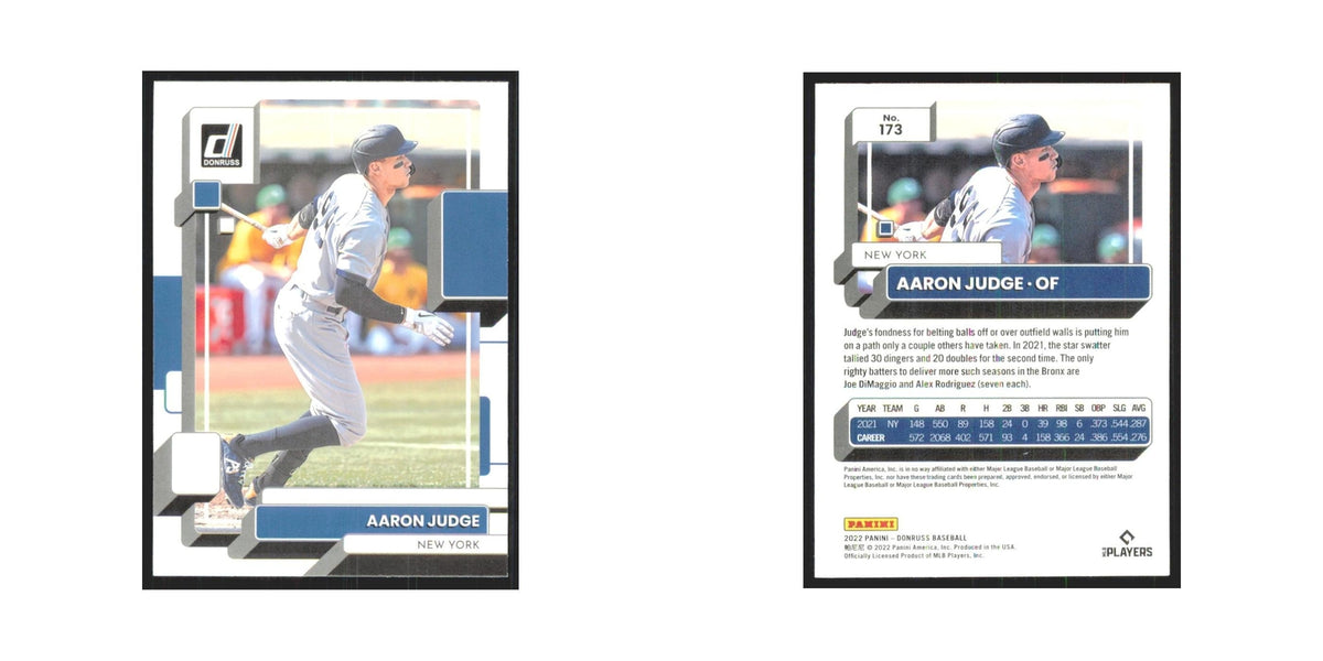 2022 Donruss Aaron Judge Yankees #173