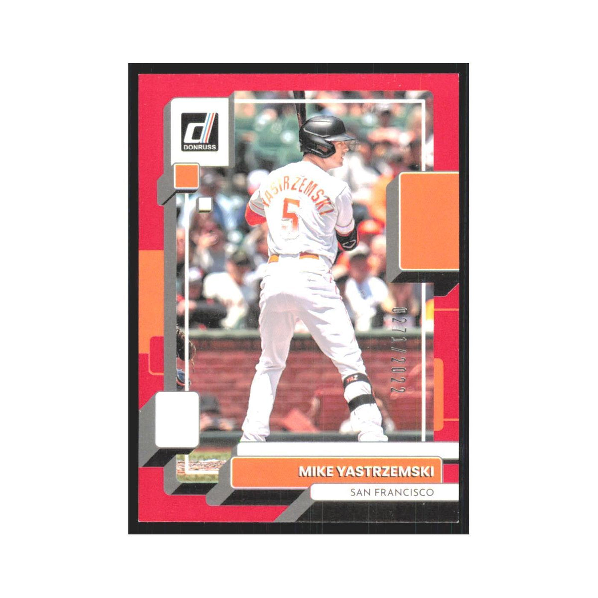 2022 Donruss Mike Yastrzemski 0271/2022 Giants #103