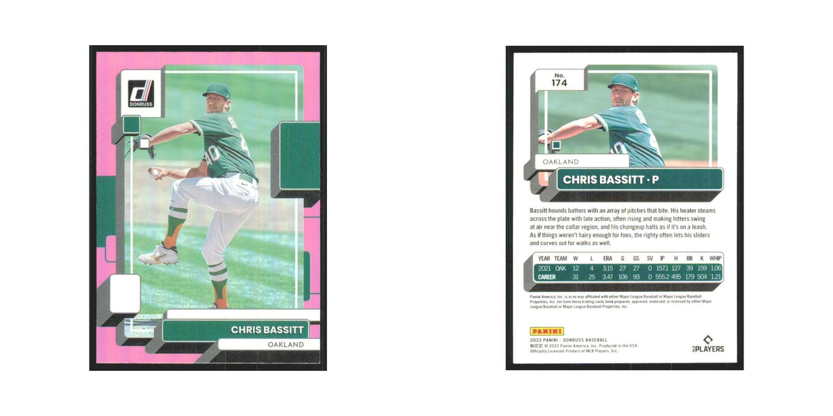 2022 Donruss Pink Chris Bassitt Athletics #174