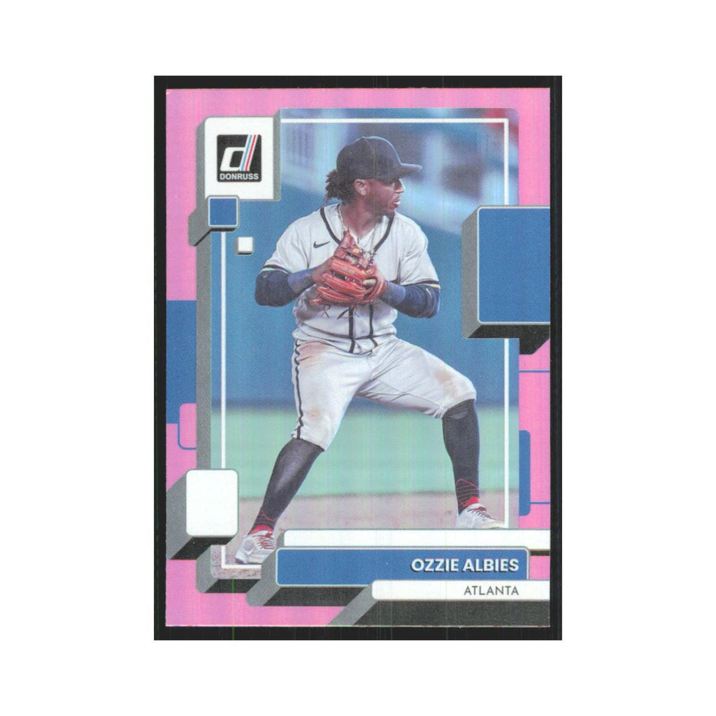 2022 Donruss Pink Ozzie Albies Braves #197
