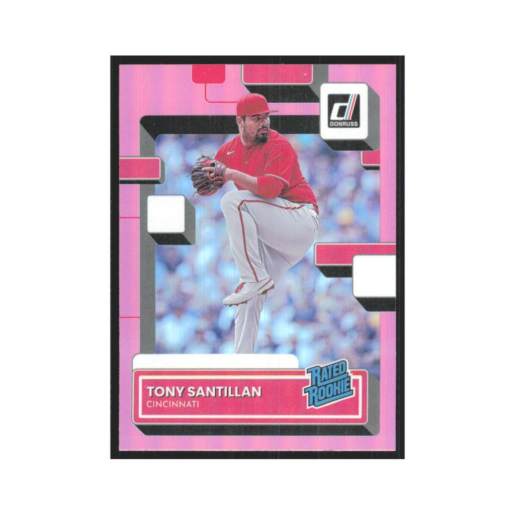 2022 Donruss Pink Tony Santillan RC Reds #31