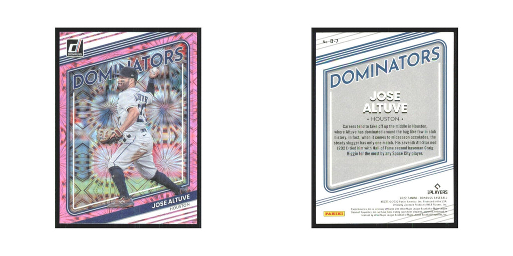 2022 Donruss Pink Jose Altuve Astros #D-7
