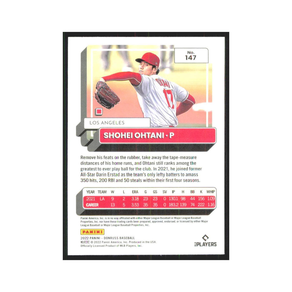 2022 Donruss Shohei Ohtani Angels #147
