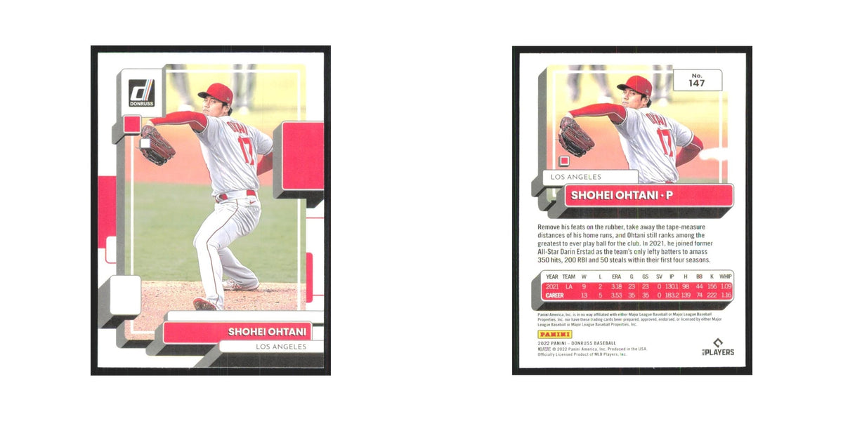 2022 Donruss Shohei Ohtani Angels #147