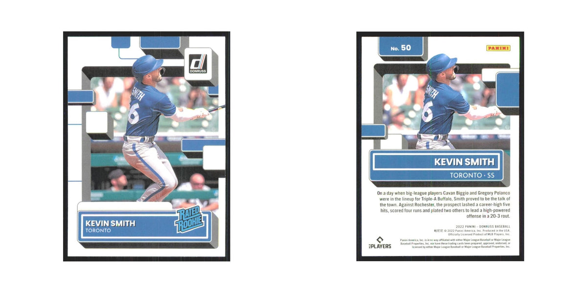 2022 Donruss Kevin Smith RC Blue Jays #50