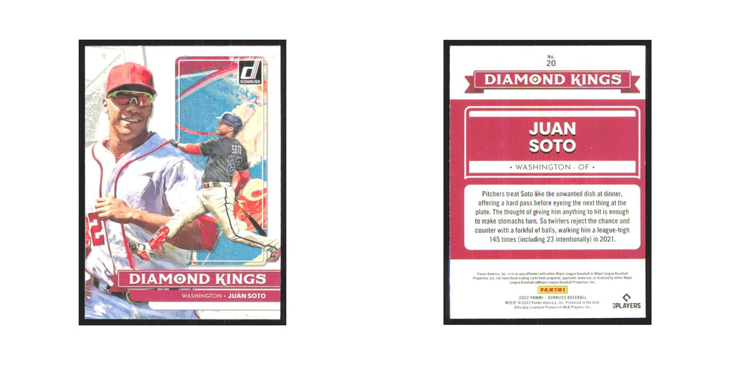 2022 Donruss Juan Soto Nationals #20