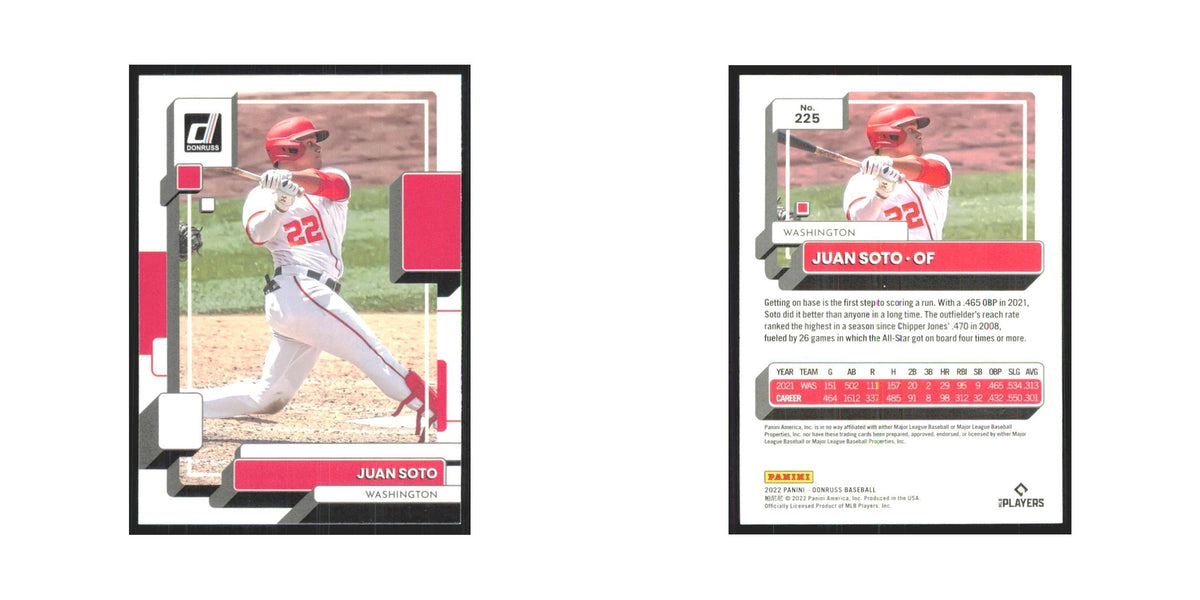 2022 Donruss Juan Soto Nationals #225