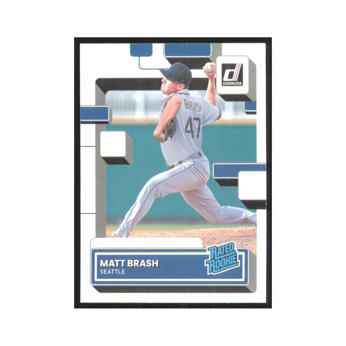 2022 Donruss Matt Brash RC Mariners #77