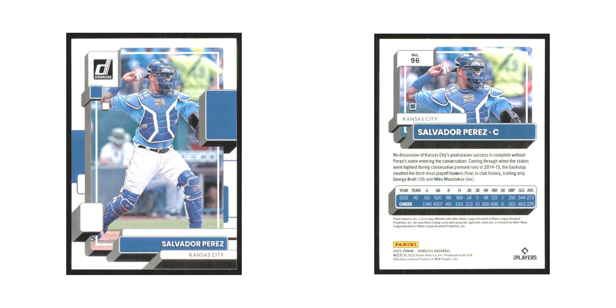 2022 Donruss Salvador Perez Royals #96