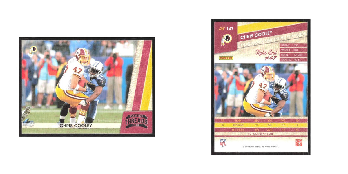 2011 Panini Threads Chris Cooley Redskins #147