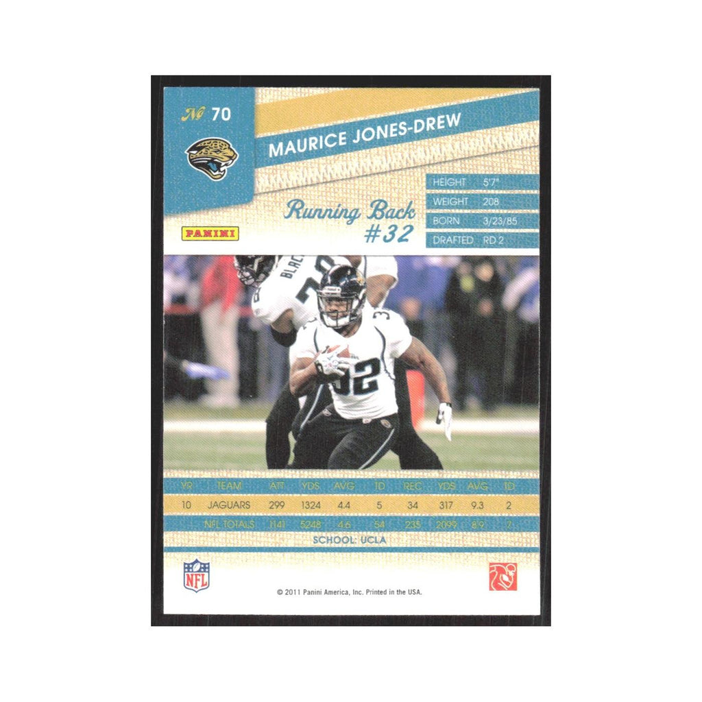 2011 Panini Threads Maurice Jones-Drew Jaguars #70