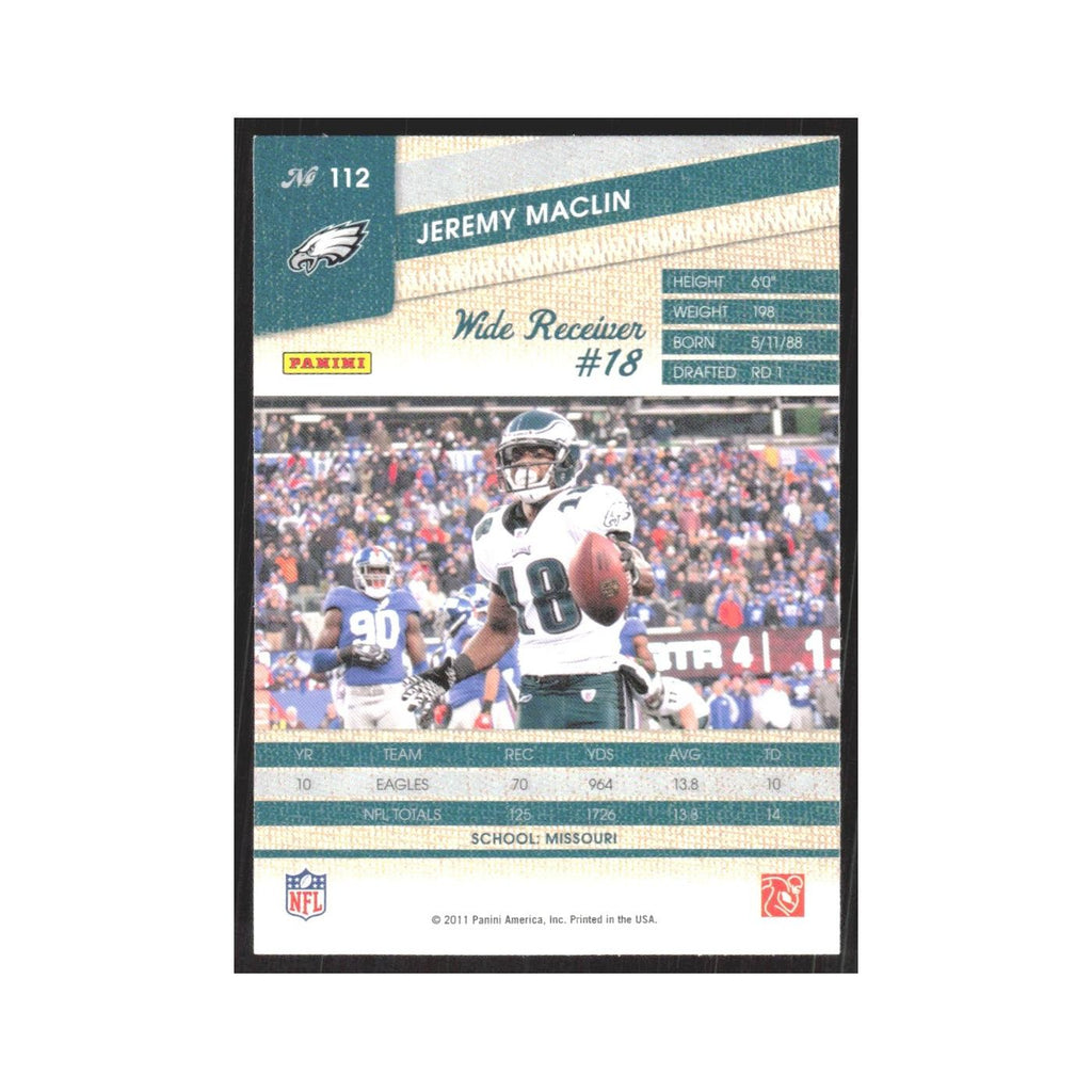2011 Panini Threads Jeremy Maclin Eagles #112