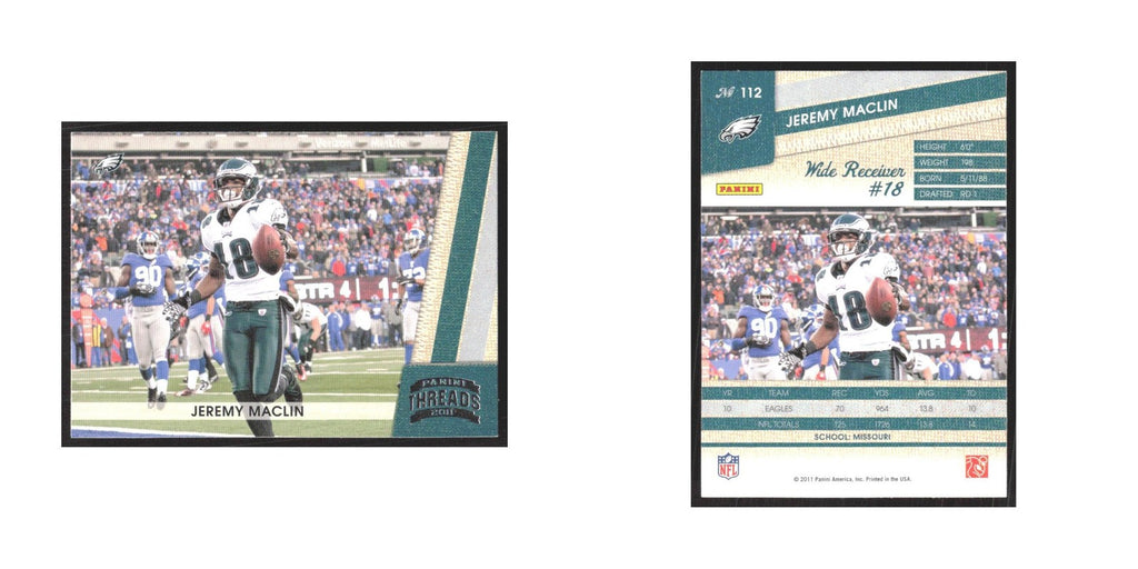 2011 Panini Threads Jeremy Maclin Eagles #112