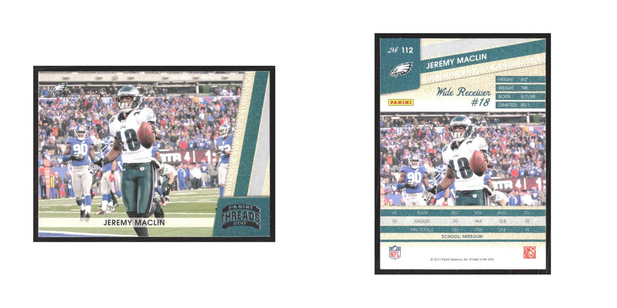 2011 Panini Threads Jeremy Maclin Eagles #112