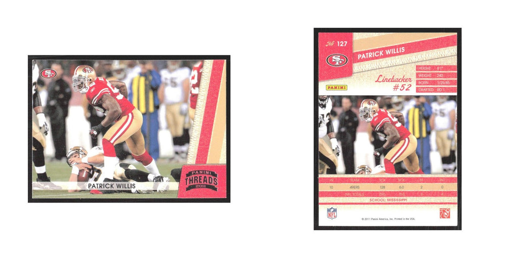 2011 Panini Threads Patrick Willis 49ers #127