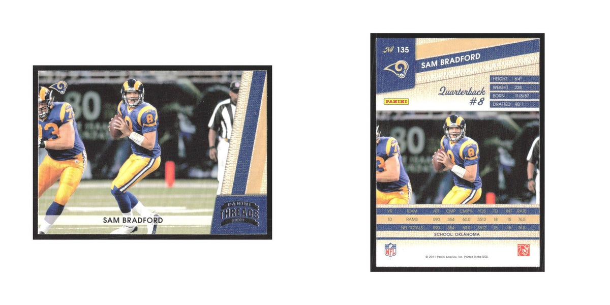 2011 Panini Threads Sam Bradford St. Louis Rams #135