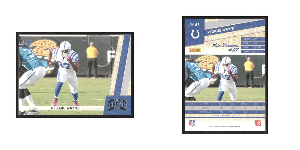 2011 Panini Threads Reggie Wayne Colts #67