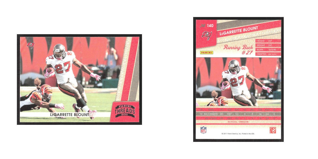 2011 Panini Threads LeGarrette Blount Buccaneers #140
