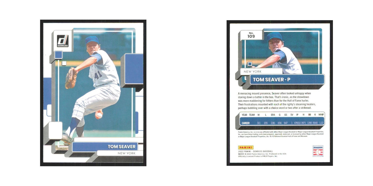 2022 Donruss Tom Seaver Mets #109
