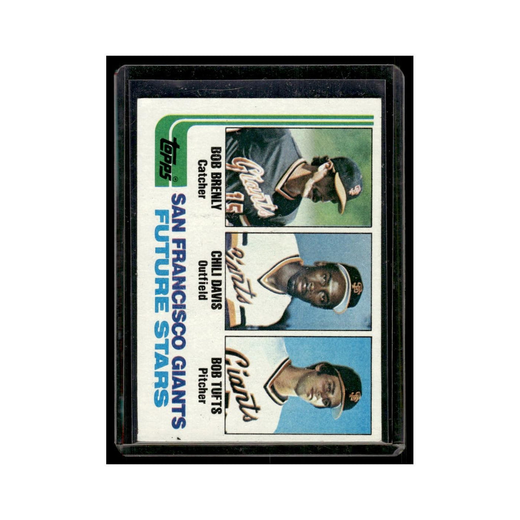 Bob Brenly Chili Davis Bob Tufts Rookie 1982 Topps #171.0 Baseball Card NM