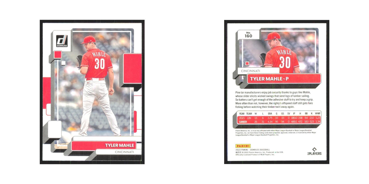2022 Donruss Tyler Mahle Reds #160