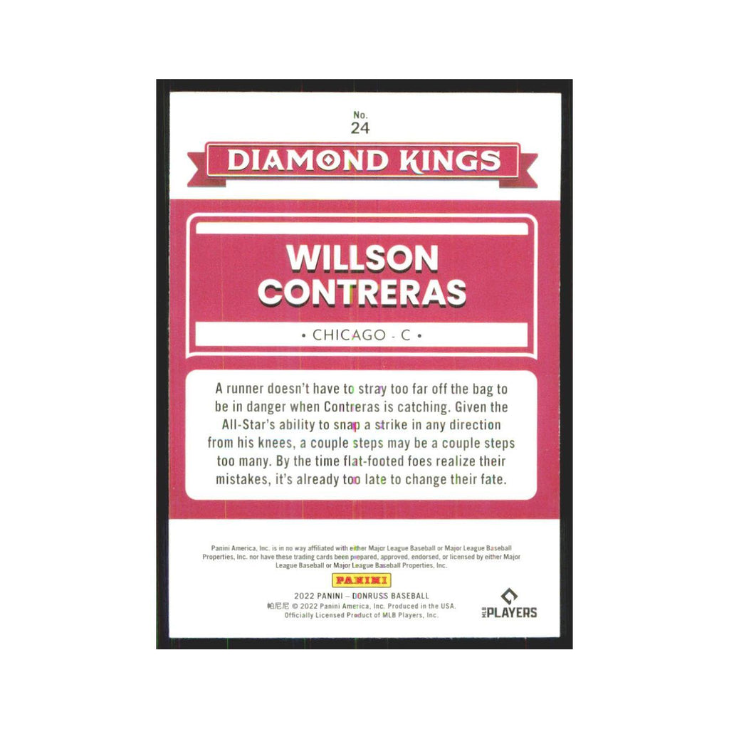 2022 Donruss Willson Contreras Cubs #24