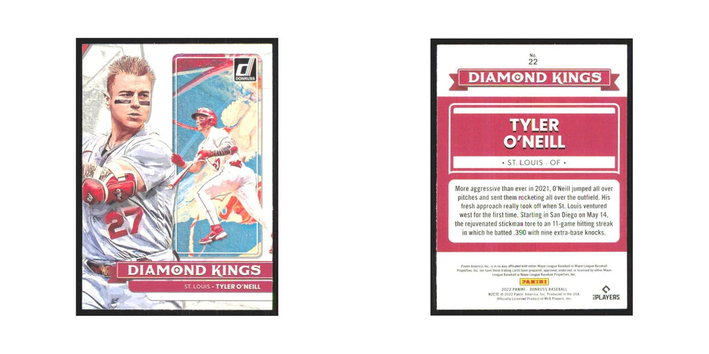 2022 Donruss Tyler O'Neill Cardinals #22