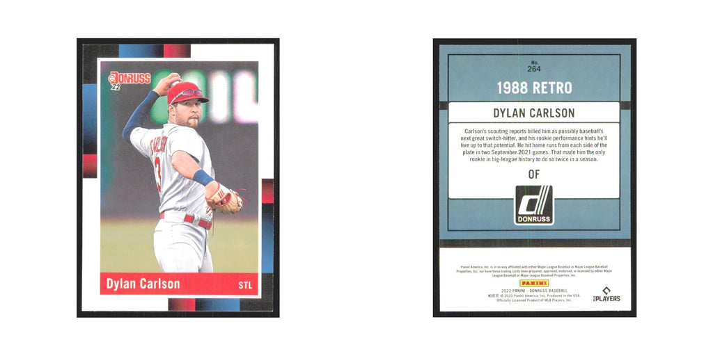 2022 Donruss Dylan Carlson Cardinals #264