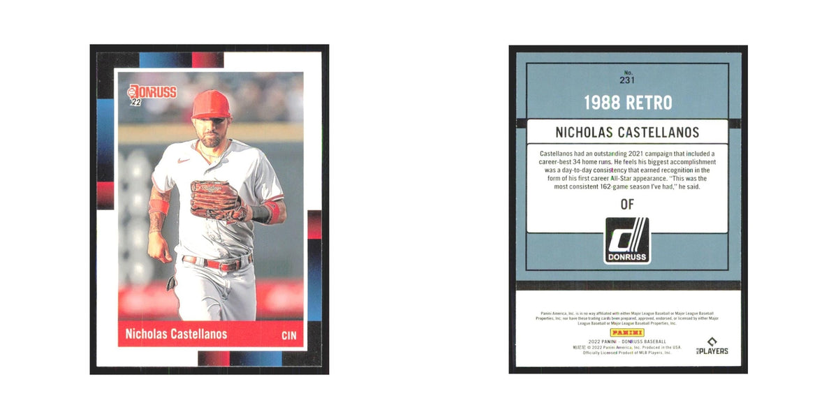 2022 Donruss Nicholas Castellanos Reds #231