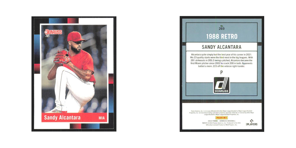 2022 Donruss Sandy Alcantara Marlins #269