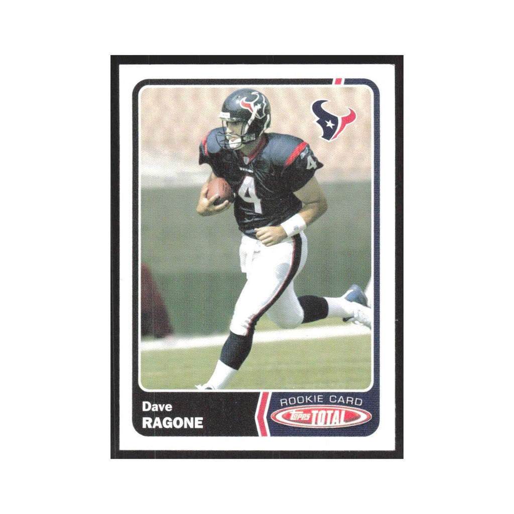 2003 Topps Total Dave Ragone RC Texans #507