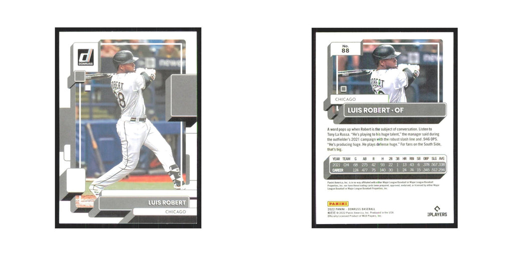 2022 Donruss Luis Robert White Sox #88