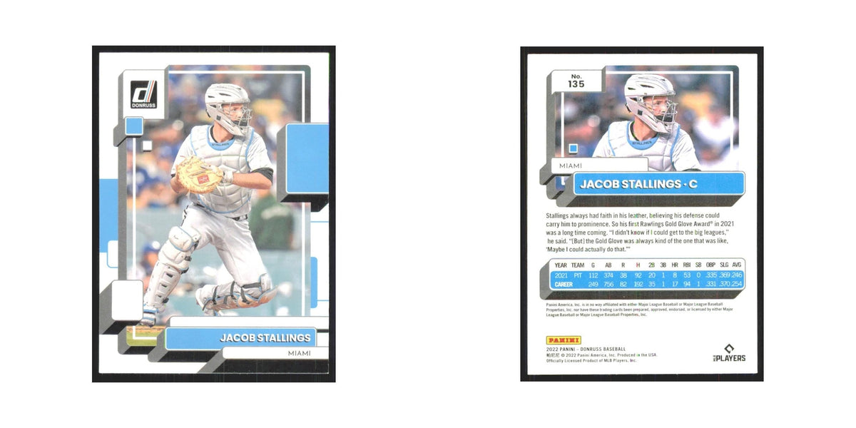 2022 Donruss Jacob Stallings Marlins #135