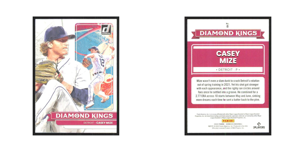 2022 Donruss Casey Mize Tigers #8