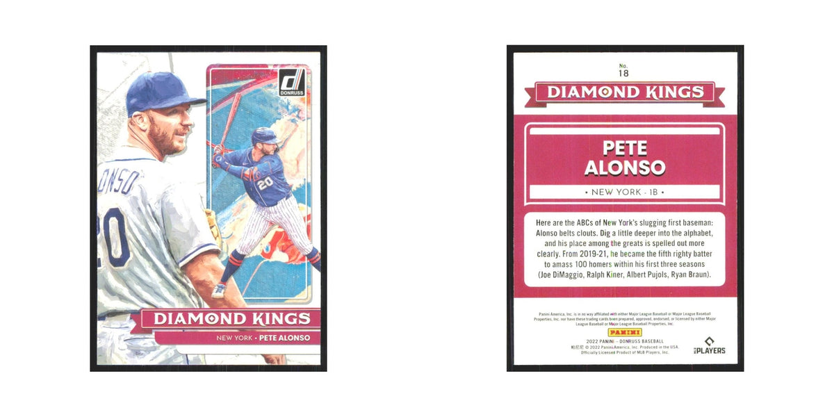 2022 Donruss Pete Alonso Mets #18