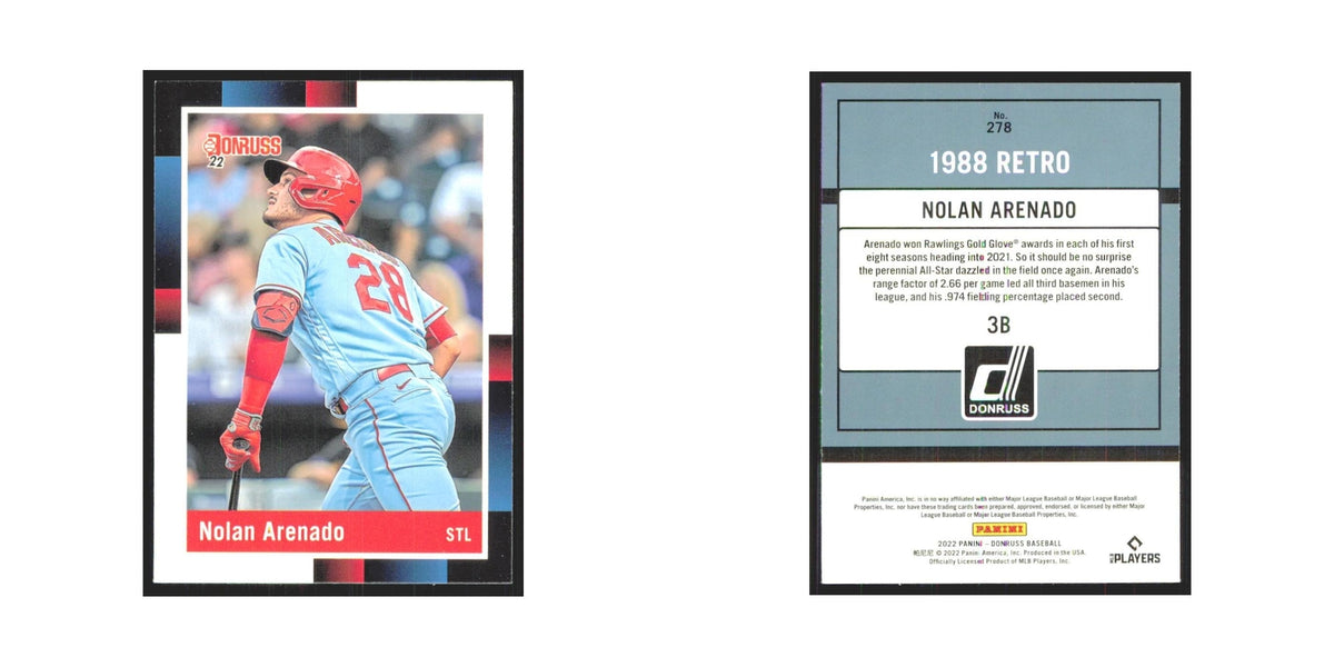 2022 Donruss Nolan Arenado Cardinals #278