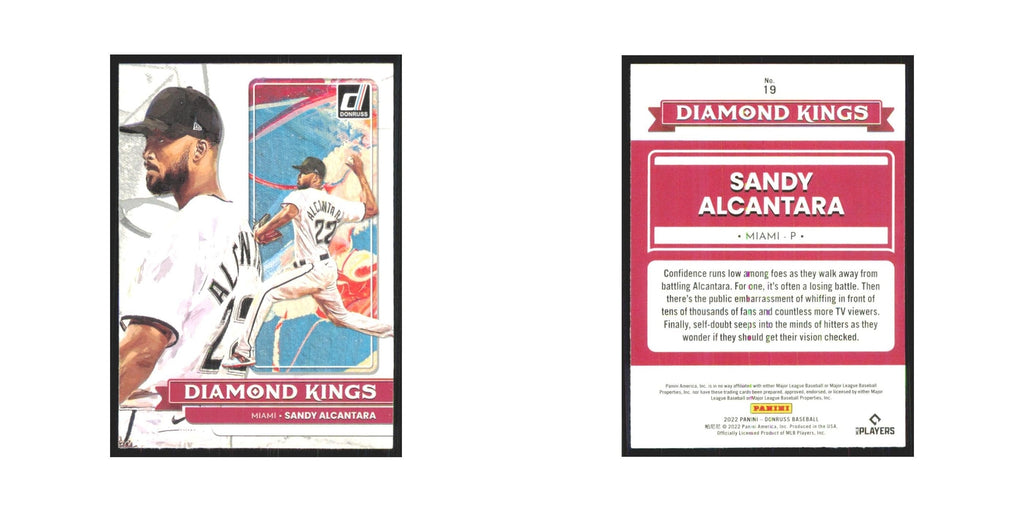 2022 Donruss Sandy Alcantara Marlins #19