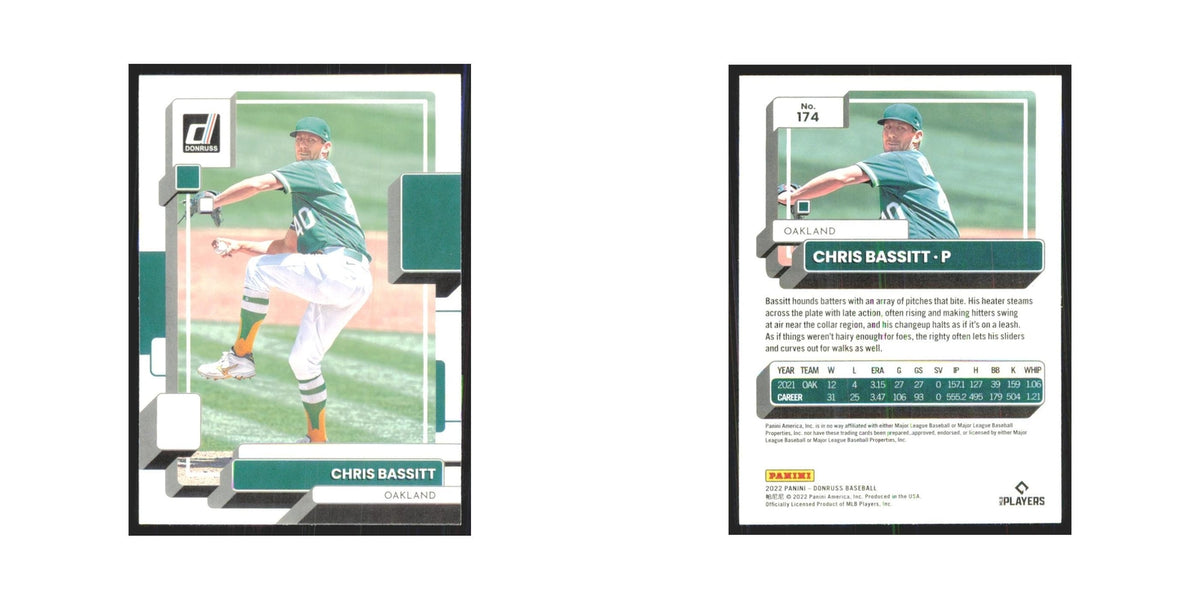2022 Donruss Chris Bassitt Athletics #174
