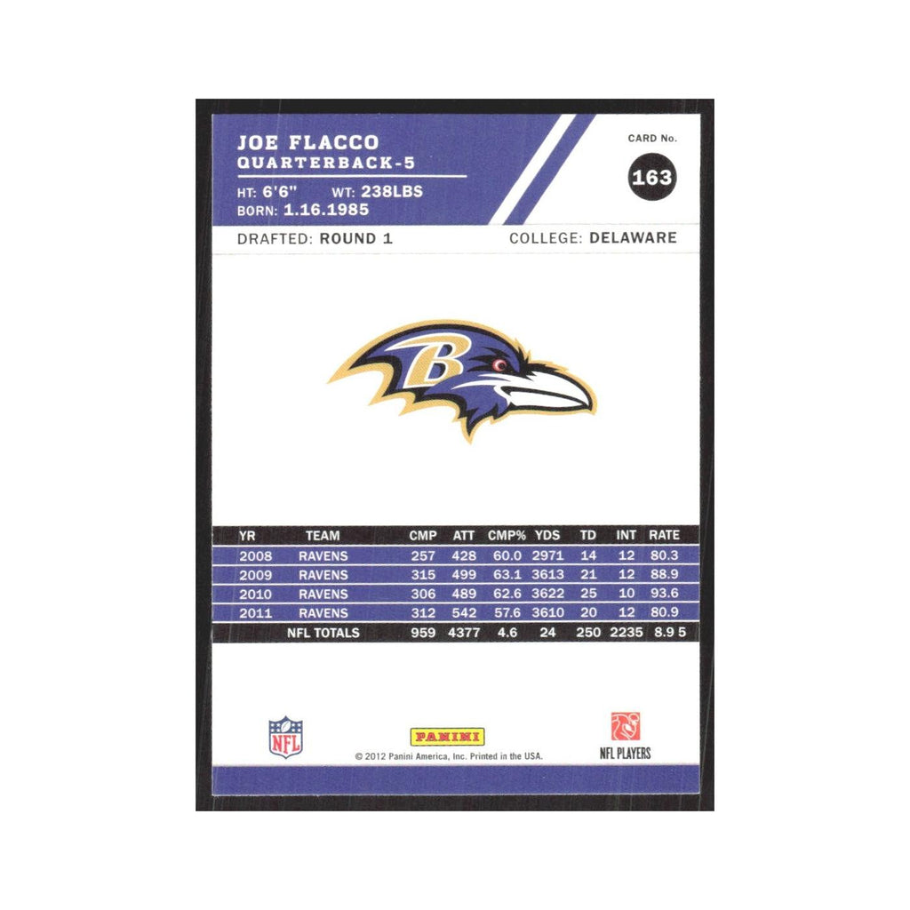 2012 Score Joe Flacco Ravens #163