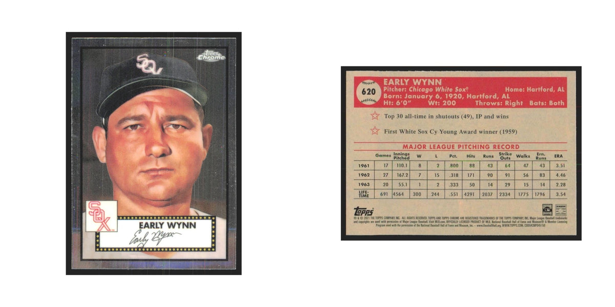 2021 Topps Chrome Early Wynn White Sox #620