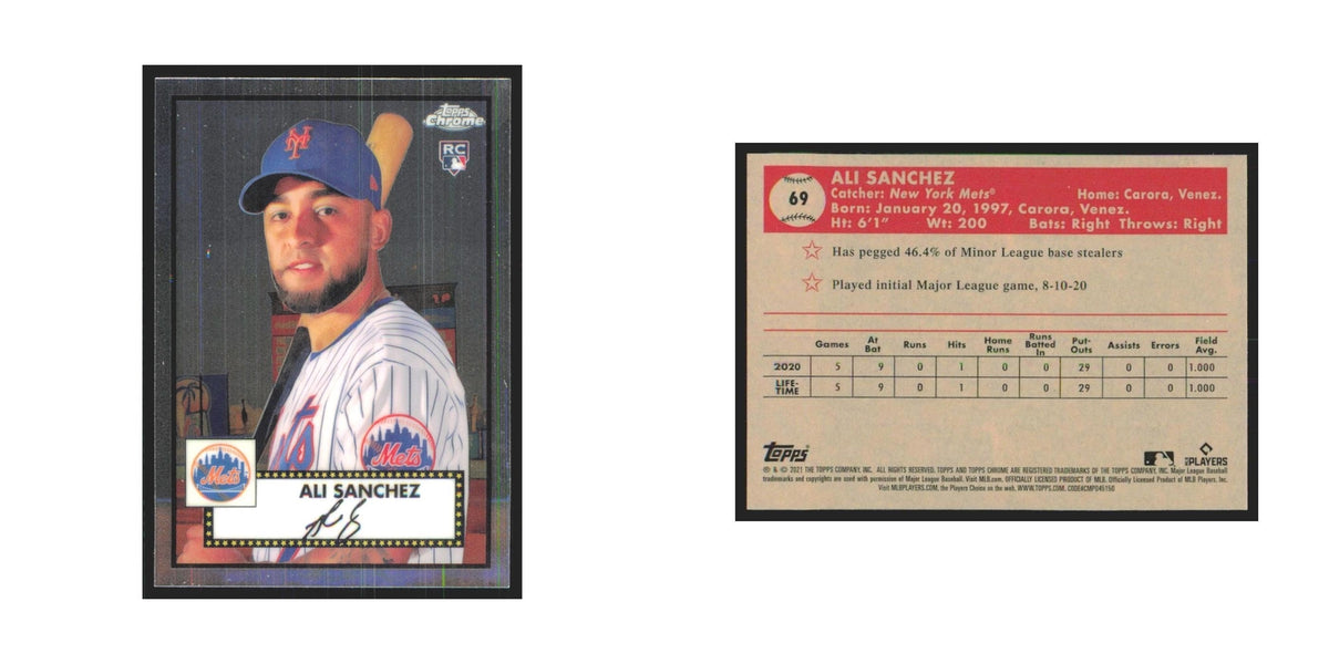 2021 Topps Chrome Ali Sanchez RC Mets #69