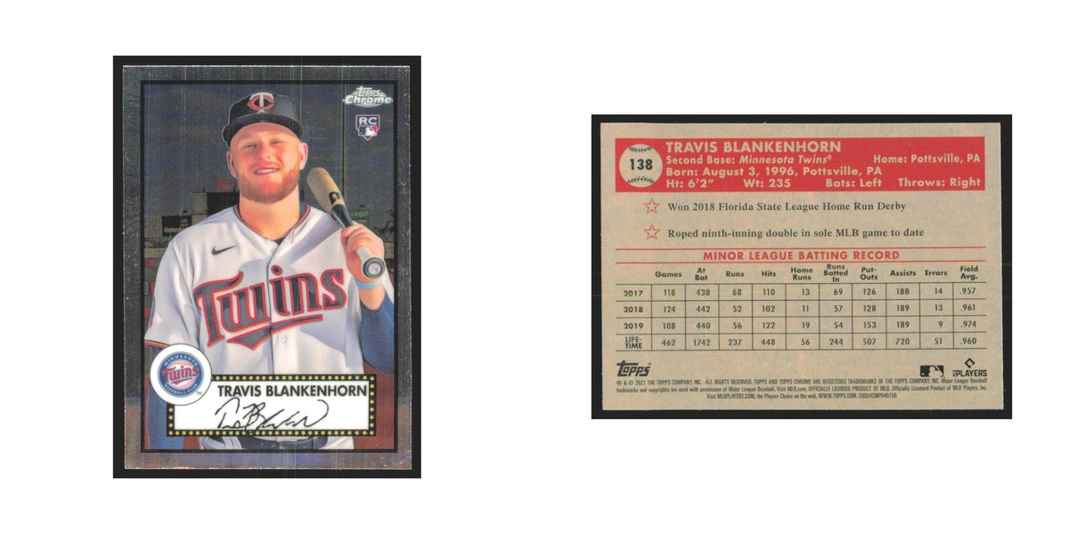 2021 Topps Chrome Travis Blankenhorn RC Twins #138