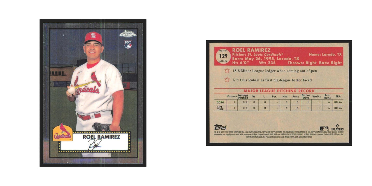 2021 Topps Chrome Roel Ramirez RC Cardinals #129