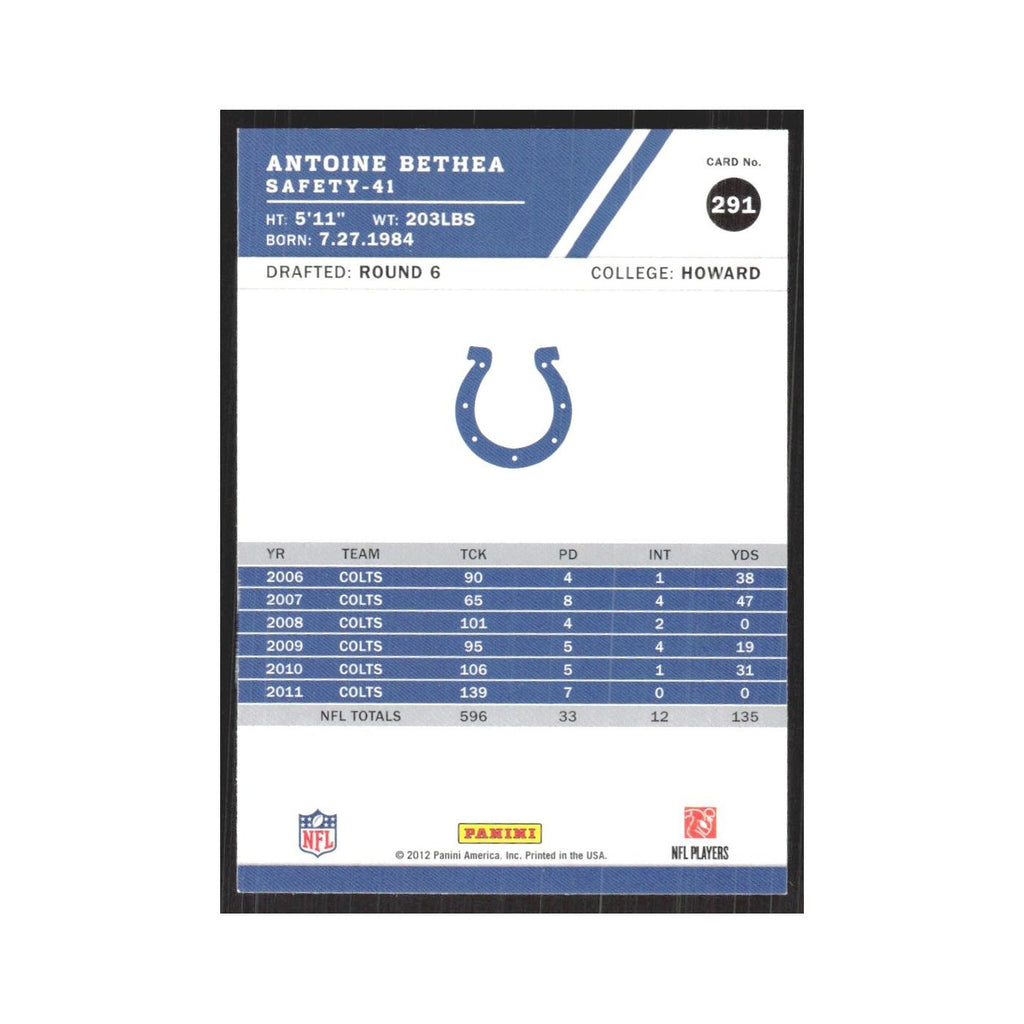 2012 Score Antoine Bethea Colts #291