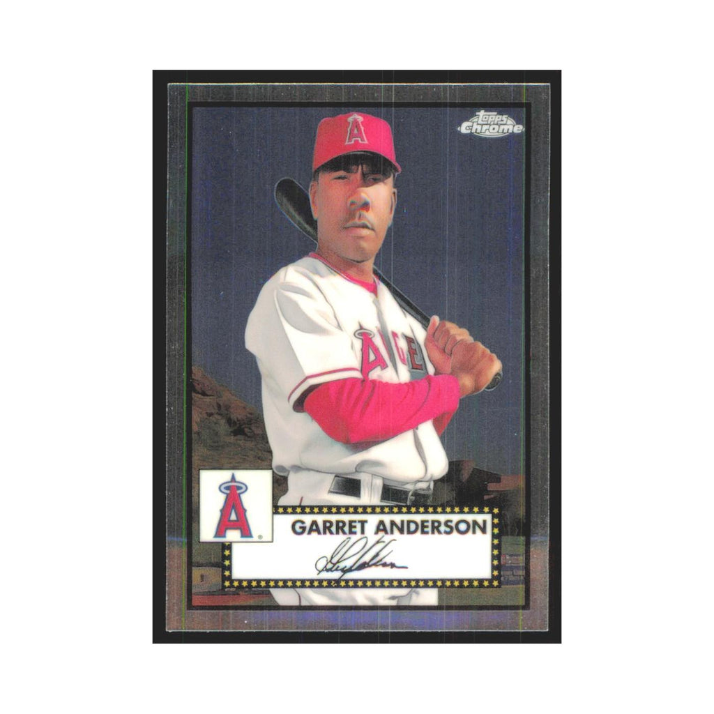 2021 Topps Chrome Garret Anderson Angels #599